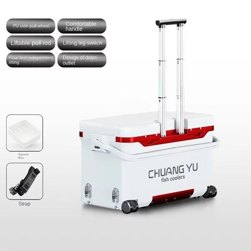 36L Tackle Box Outdoor Trolley - Fishing Kayak Crate recension och pris